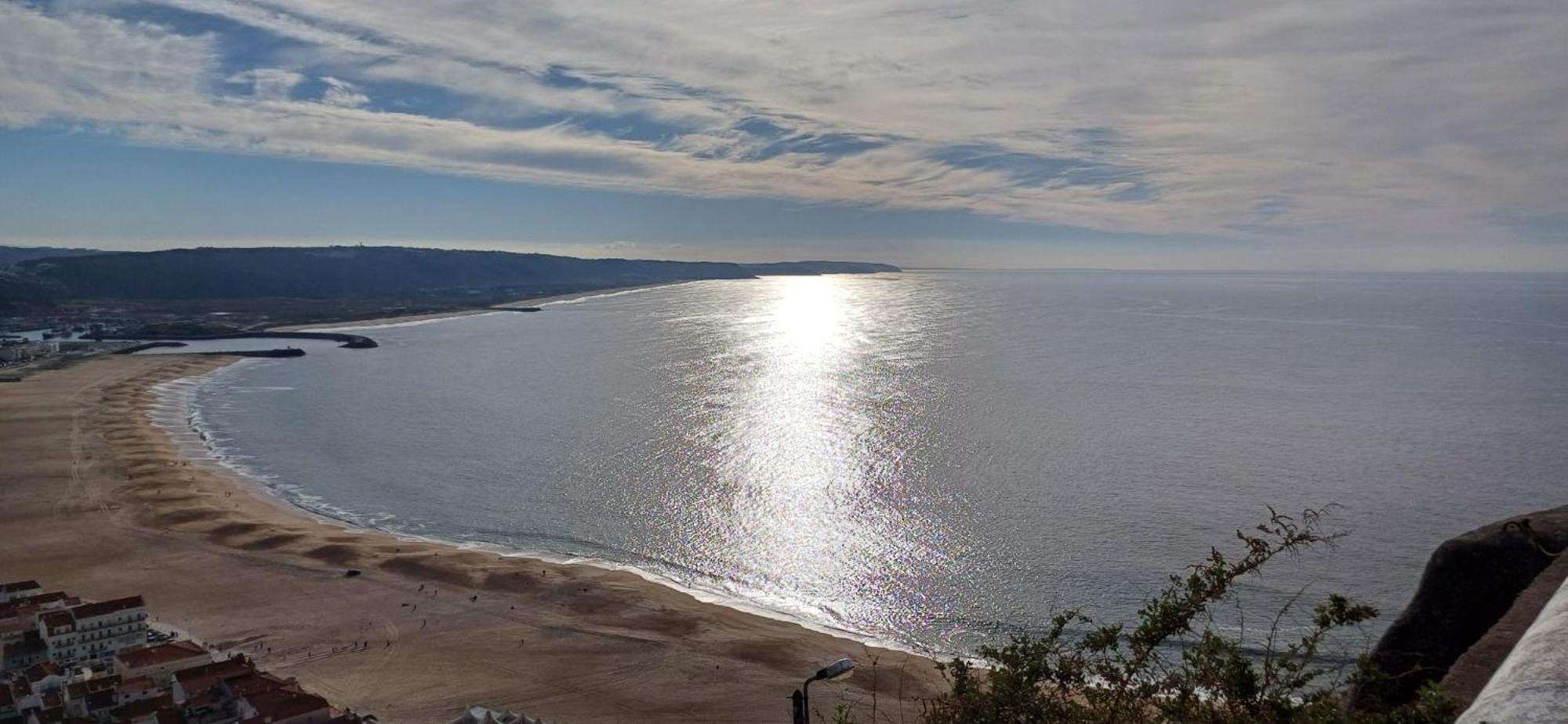 Elegant Sea View Apartment Nazaré Eksteriør billede